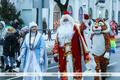 В Сморгони прошло парад-шествие новогодних персонажей