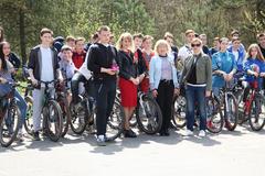 Более 70 юных сморгонцев стали участниками велопробега, приуроченного Дню Победы
