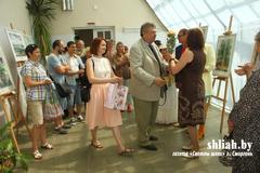С 1 июля в Залесье открыта выставка молодечненской художницы Галины Сушко "Музыка природы"