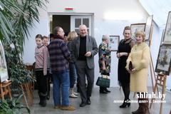 В Залесье открылась выставка литовского художника Романаса Борисоваса «Сквозь призму руин»