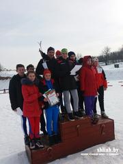 Сморгонская команда выиграла соревнования по лыжным гонкам на областной спартакиаде среди сельских жителей