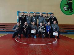 Команда "Сябры" - чемпион Рождественского турнира по мини-футболу 2021 г. (г.Сморгонь)