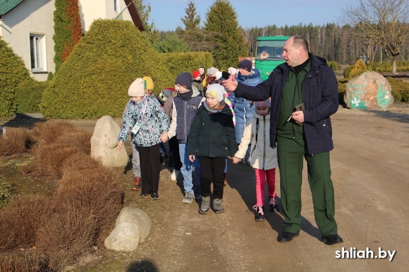 Прогулка по экологической тропе: учащиеся посещают базисный лесной питомник Прогулка по экологической тропе: учащиеся посещают базисный лесной питомник